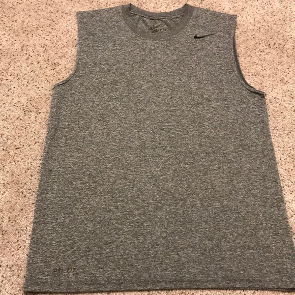 Nike Tri-Blend Wash Sleeveless Training Shirt - Picture 1 of 3